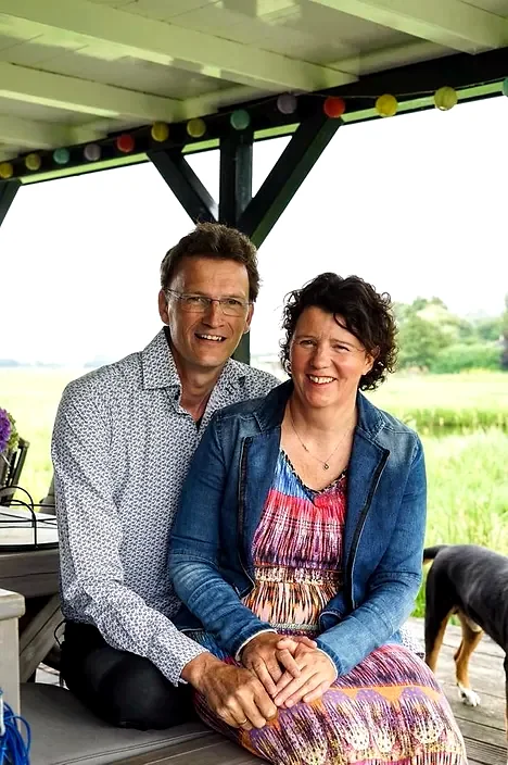 Hans og Martine, værter for Slapen in de Polder i Bergambacht